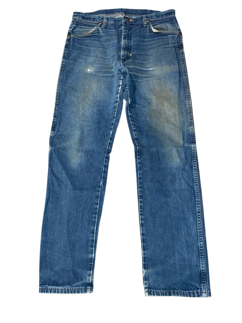 Wrangler 13MWZ Vintage Cowboy Cut Jeans 34x34 Western Denim USA Fabric